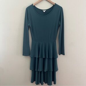 Lularoe Georgia Dress, Deep Emerald Green, Size M, EUC